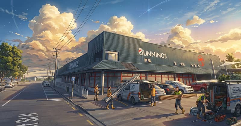 Bunnings Warehouse — Sundays 8am to 6pm