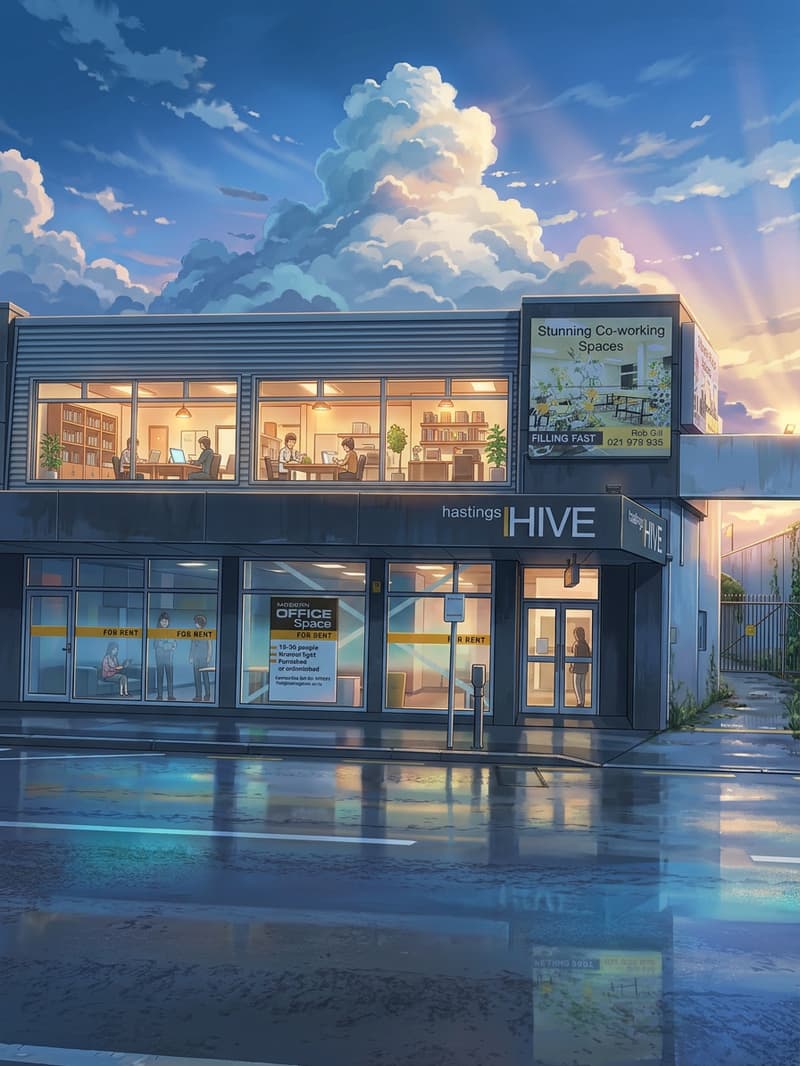 Wall Street, WestSide — Hastings Hive Coworking