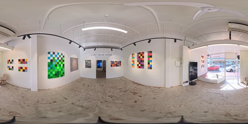360 view of The Line Gallery main room