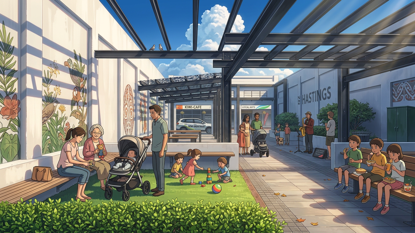 300 West Laneway — Food Truckers Seating