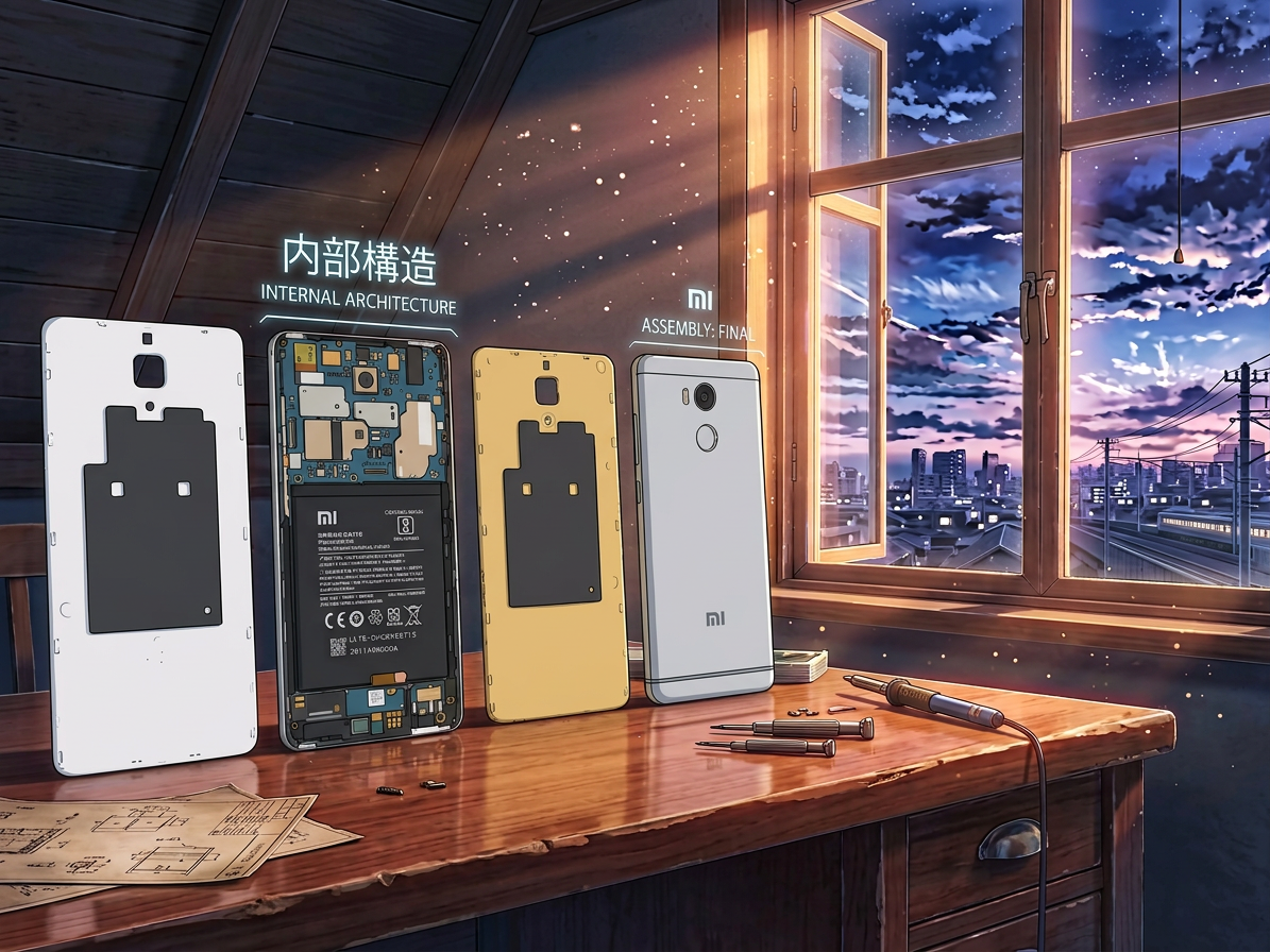 Close-up of internal components inside a Samsung smartphone, showing the motherboard, battery and flex cables during a repair in Hawke's Bay